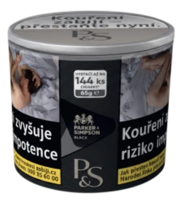 P&S Black 65g PLECHOVKA - cig. tabák