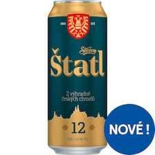 Starobrno Štatl 12 pivo ležák světlý 0,5l