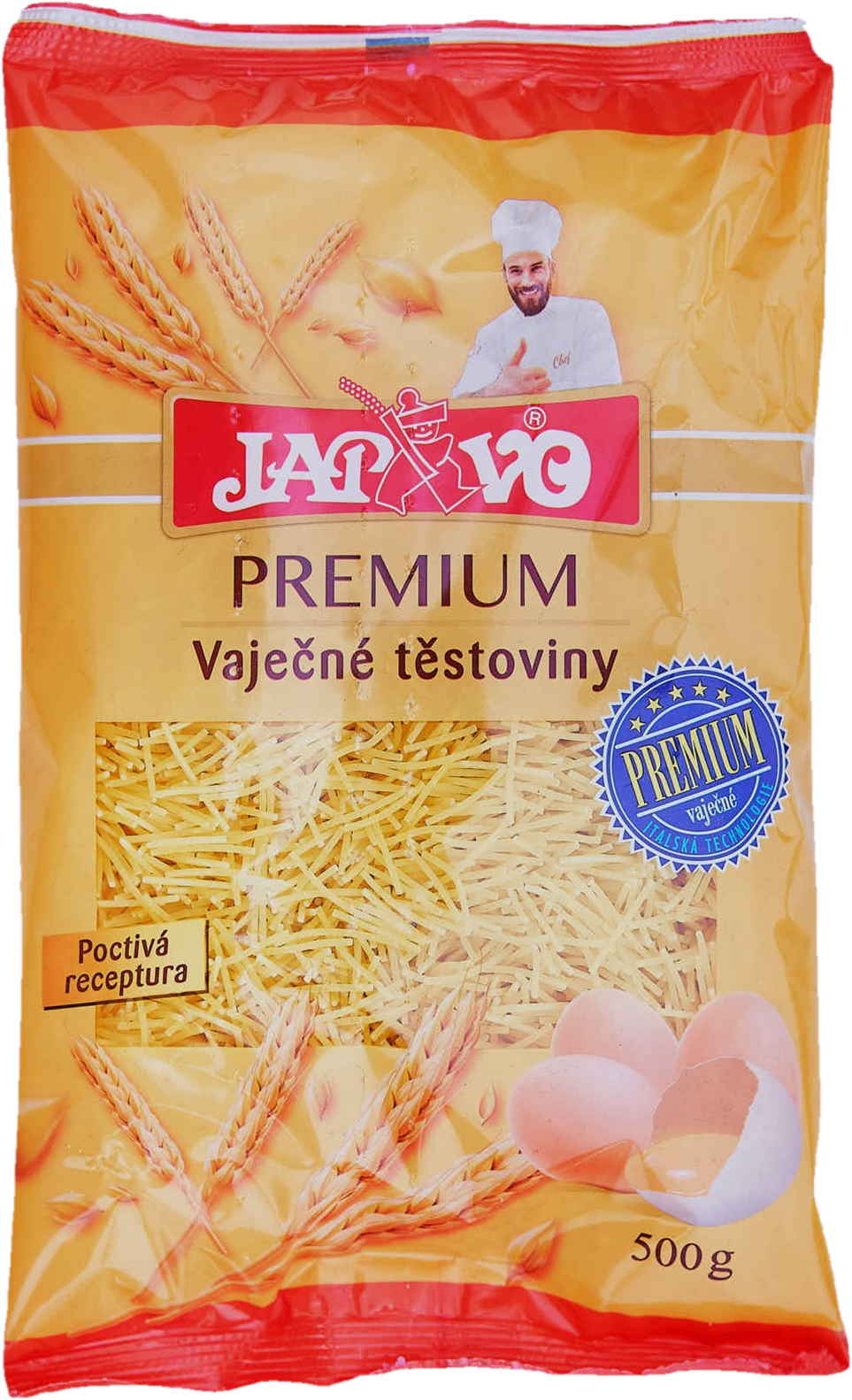 Vlasové nudle vaječné