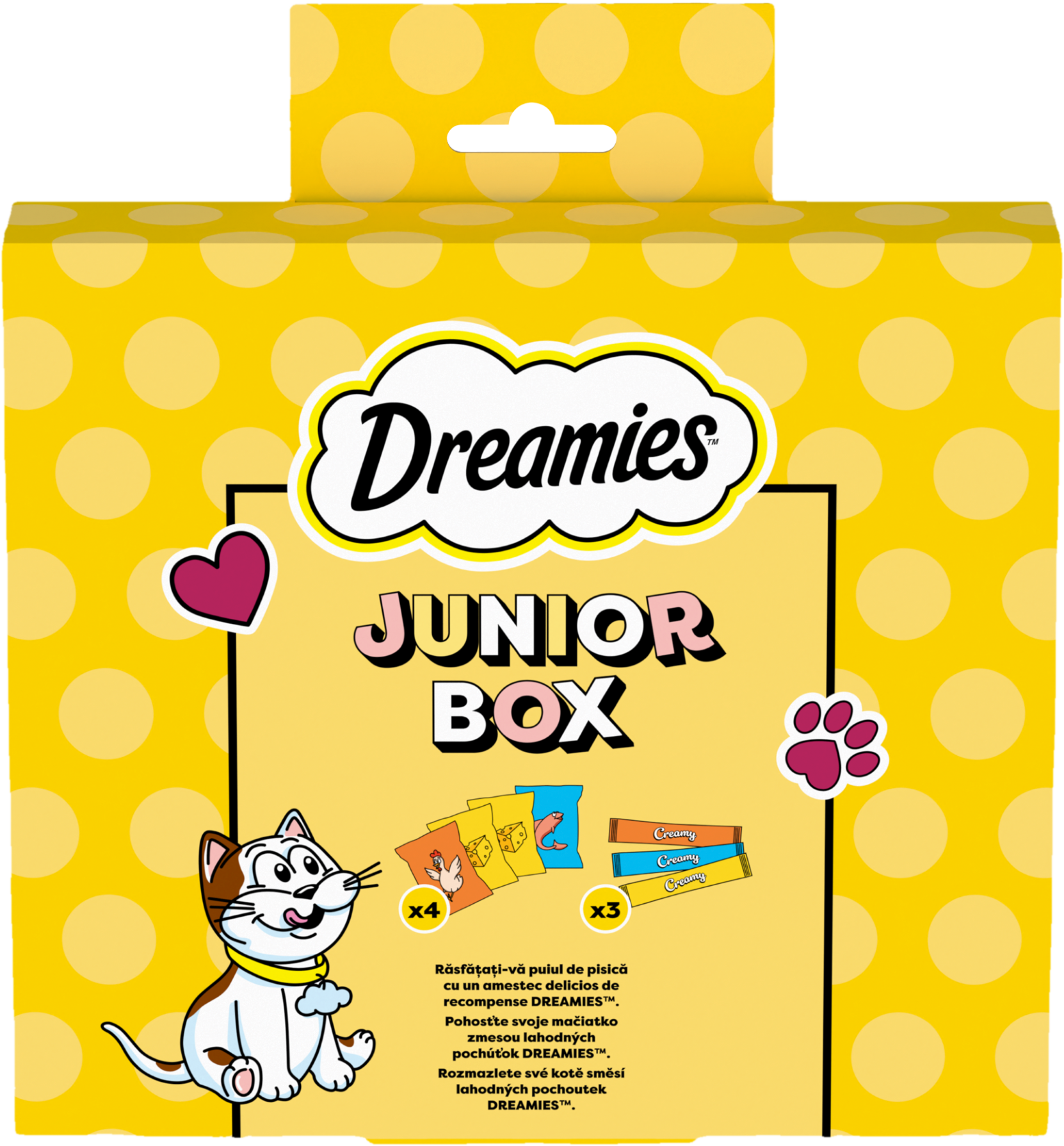 Dreamies Junior Box mix (7 ks)