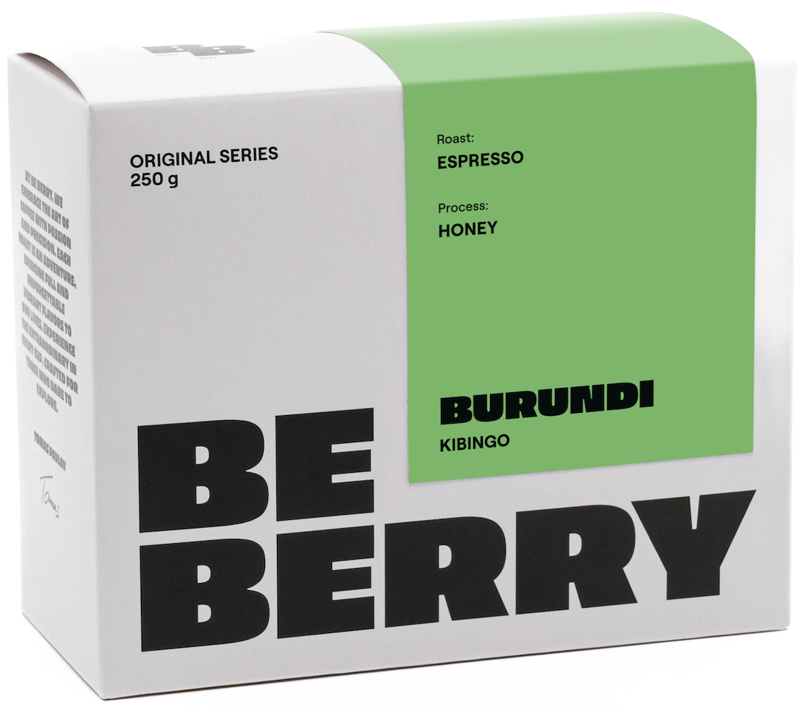 BeBerry Coffee Burundi Kibingo espresso zrnková káva