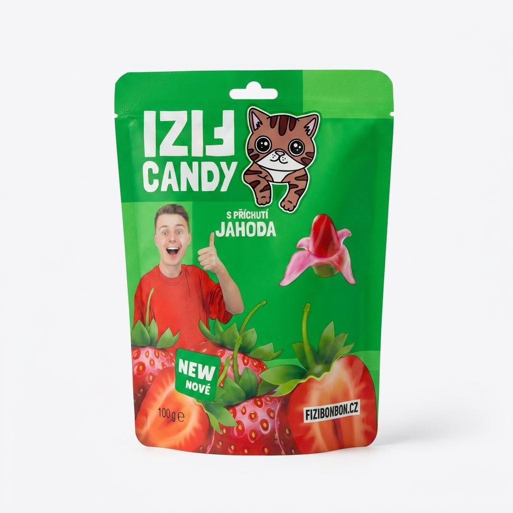 Fizi Juicy Jahoda 100g