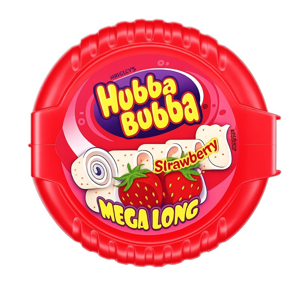 Hubba Bubba Žvýkačka s jahodovou příchutí 56g