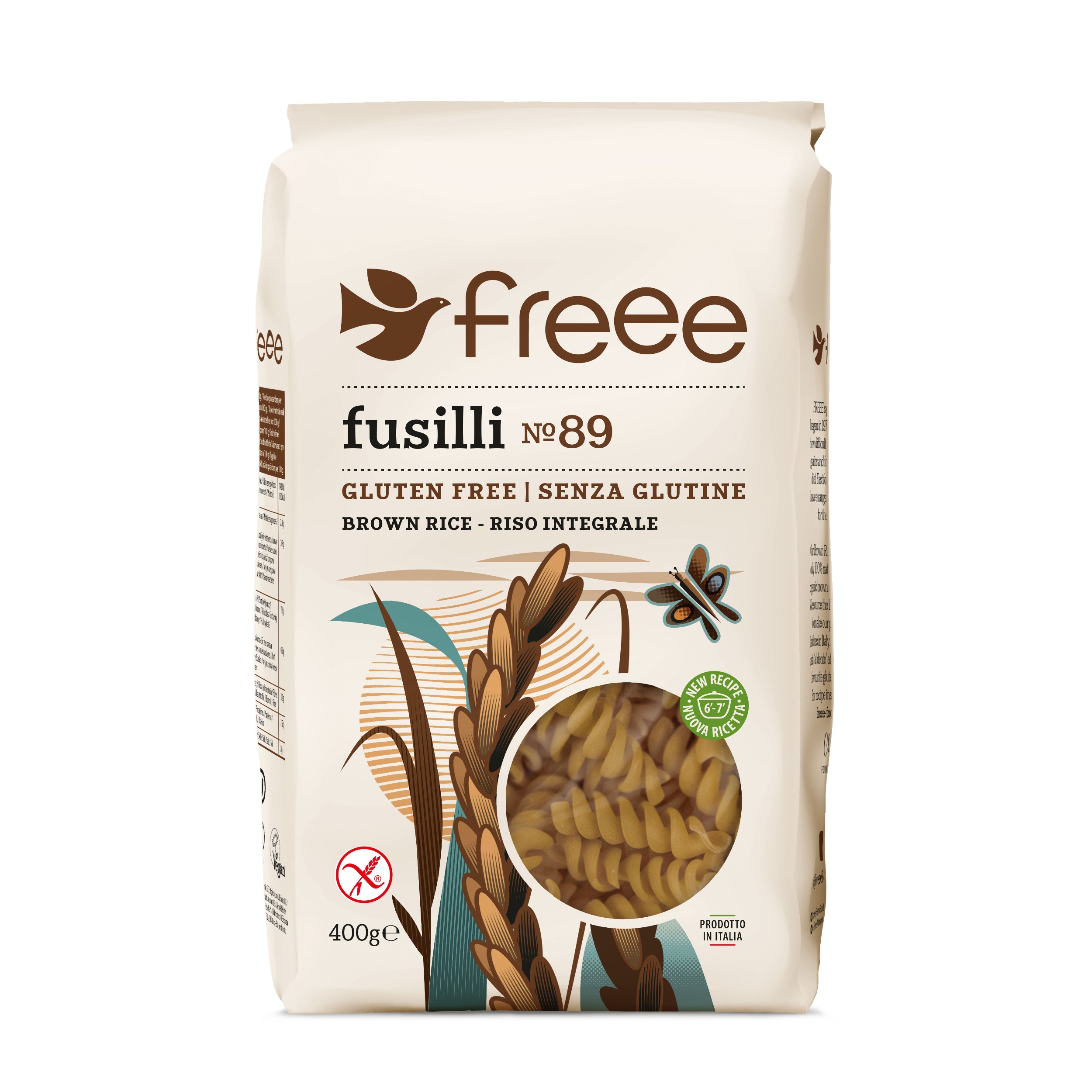 Freee Vřetena z hnědé rýže bez lepku 400 g