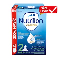NUTRILON Advanced 2 pokračovací kojenecké mléko 1000g