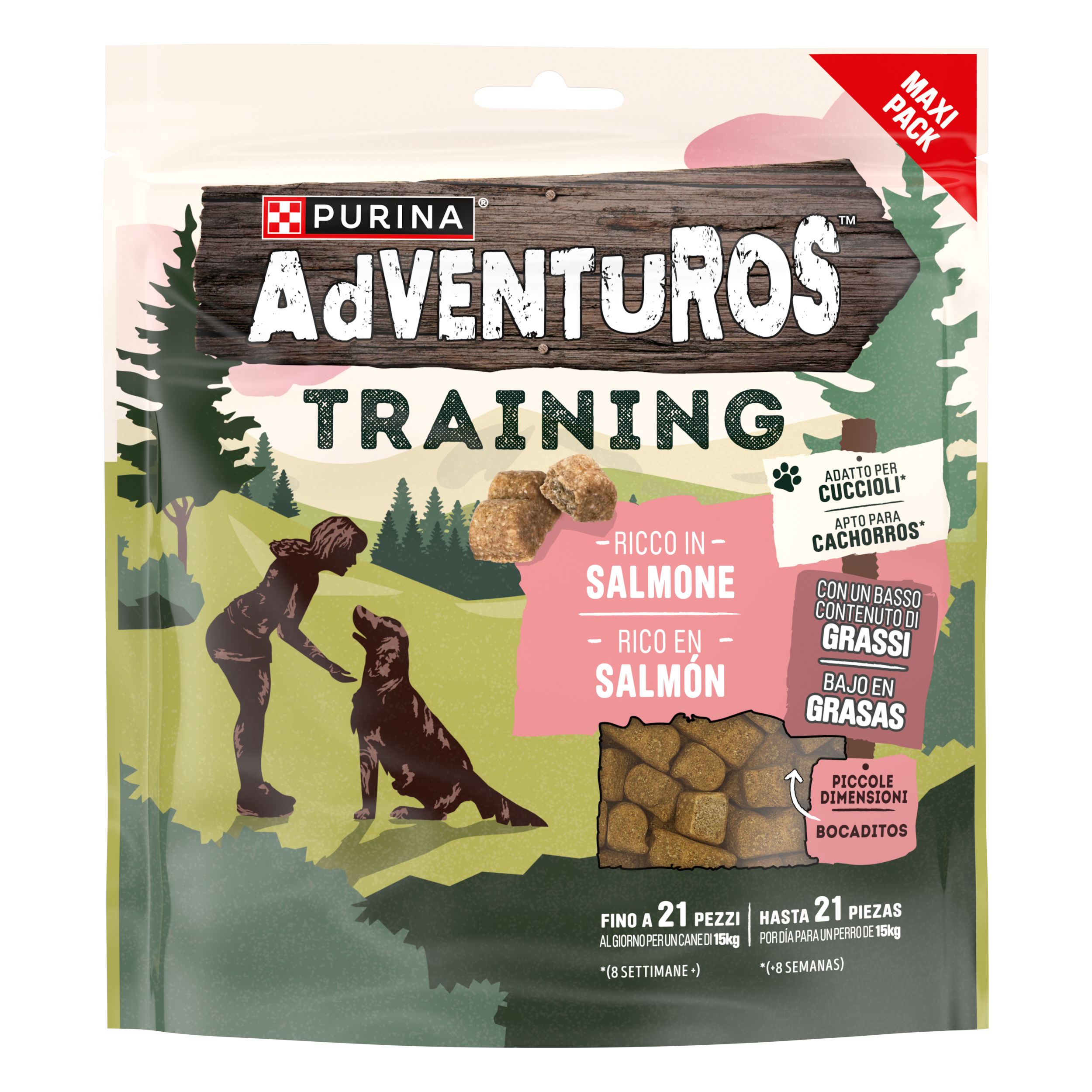 Adventuros Tréninkové pamlsky pro psy losos