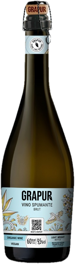 Grapur Vino Bianco Spumante Brut Organic
