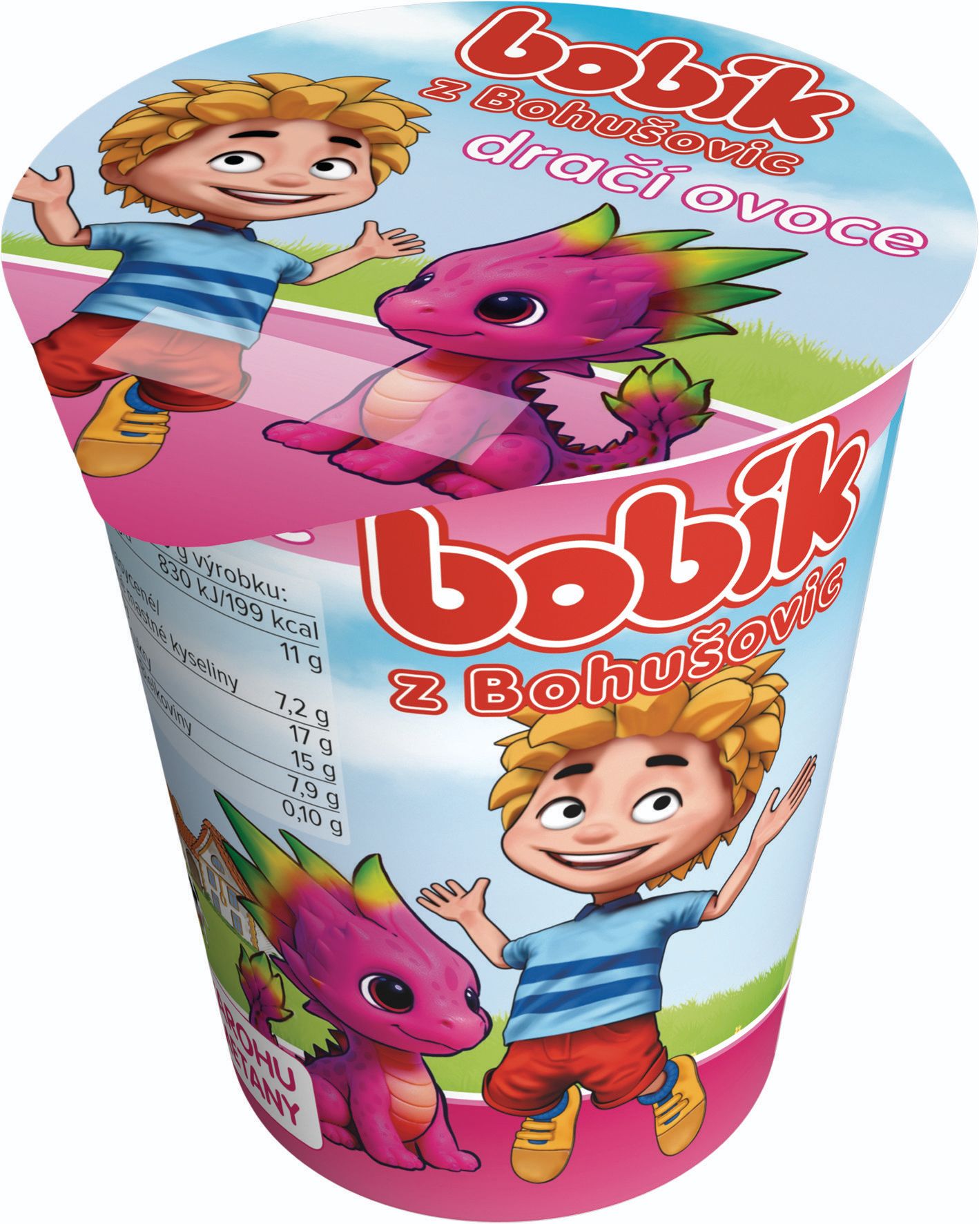 Bobík smetanový krém dračí ovoce 130g