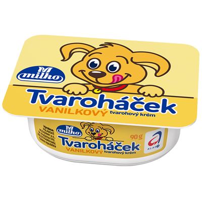 milko Tvaroháček vanilka chlaz. 4 x 90 g