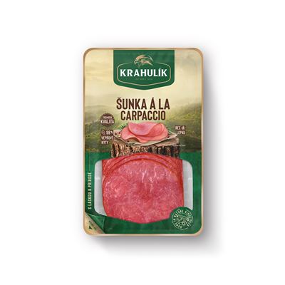 KRAHULÍK Šunka á la Carpaccio plátky chlaz. 75 g