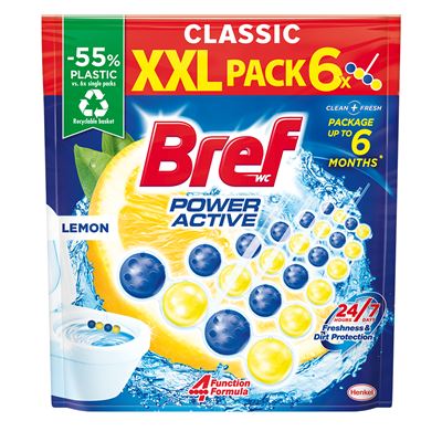 Bref Power Active Lemon/citrón 6 x 50 g