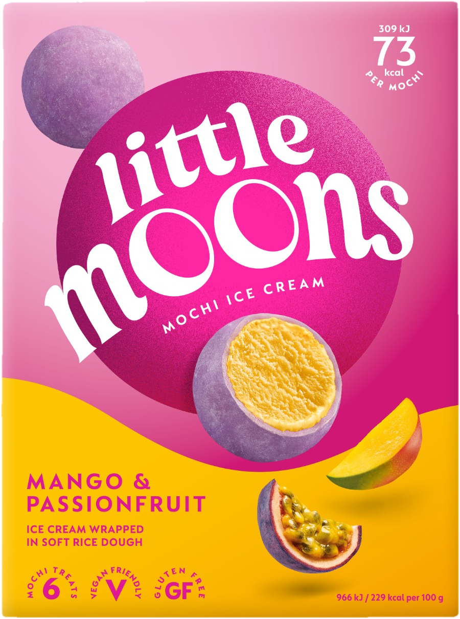 Little Moons Marakuja a mango mochi se zmrzlinou