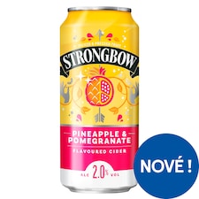 Strongbow S příchutí ananasu a granátového jablka 440ml