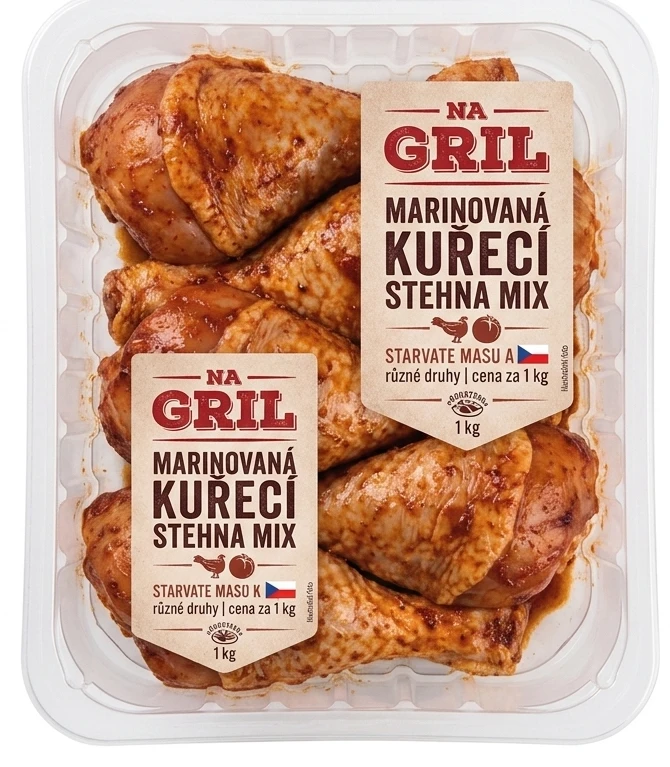 Marinovaná kuřecí stehna na gril