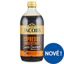 Jacobs Espresso Sweet Caramel koncentrovaný kávový nápoj s karamelovou příchutí 485ml