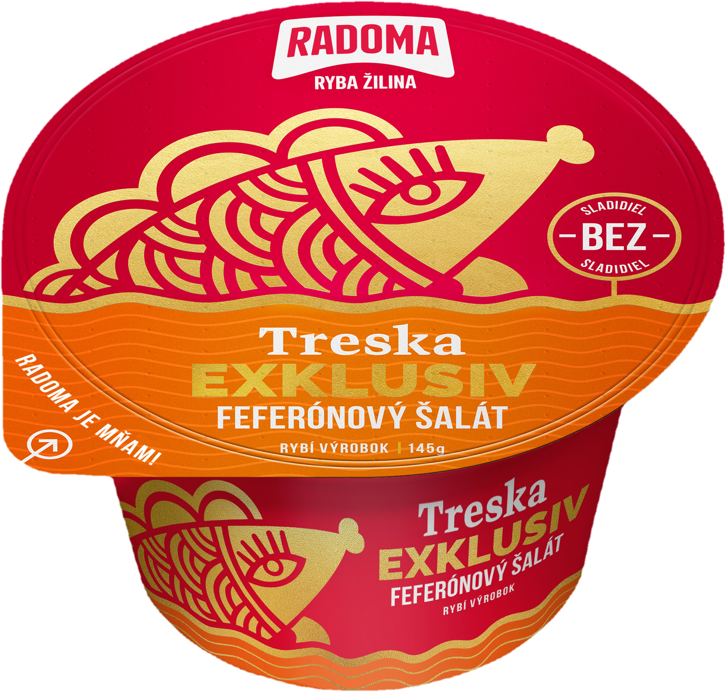 Radoma Treska Exklusiv s feferonkovým salátem