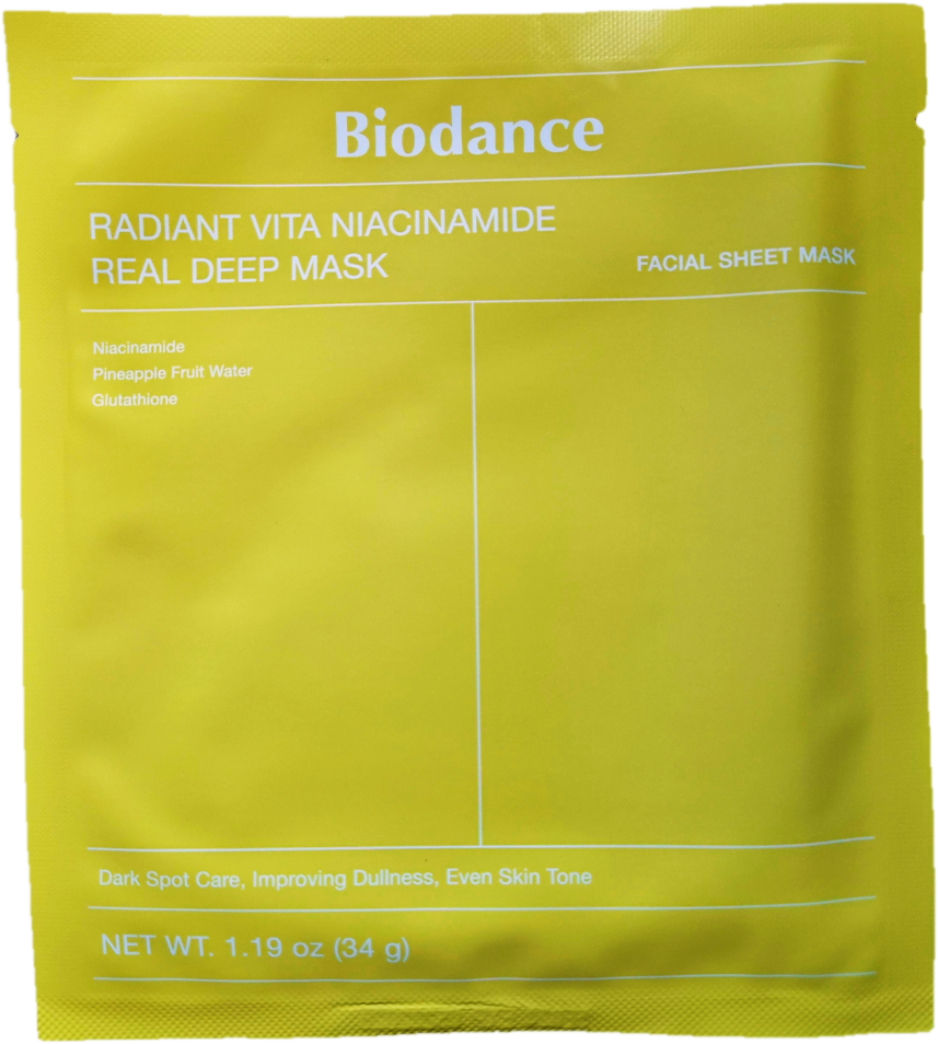 Biodance Radiant Vita Niacinamide hydrogelová plátýnková maska