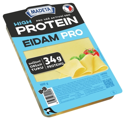 Madeta Protein Eidam plátky