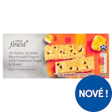 Finest Máslové sušenky s třtinovým cukrem demerara a medem 165g