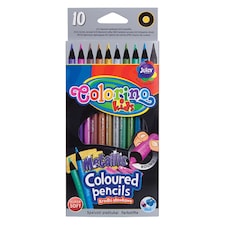 Colorino Kids Metallic kulaté pastelky 10 ks