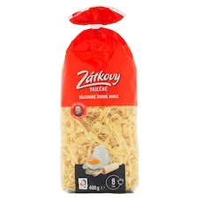 Zátkovy Vaječné Válcované široké nudle 400g