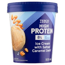 High Protein mražený krém mléčný s příchutí slaného karamelu 500ml