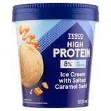 High Protein mražený krém mléčný s příchutí slaného karamelu 500ml