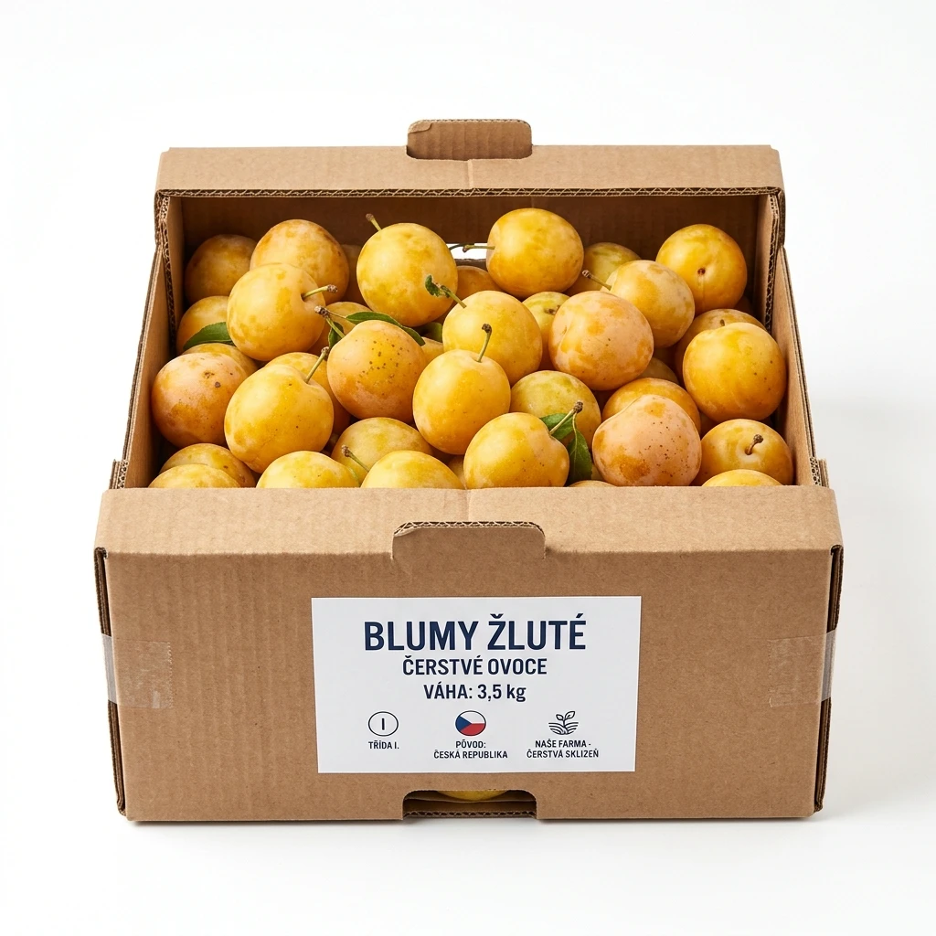 Blumy žluté čerstvé 3,5 kg karton