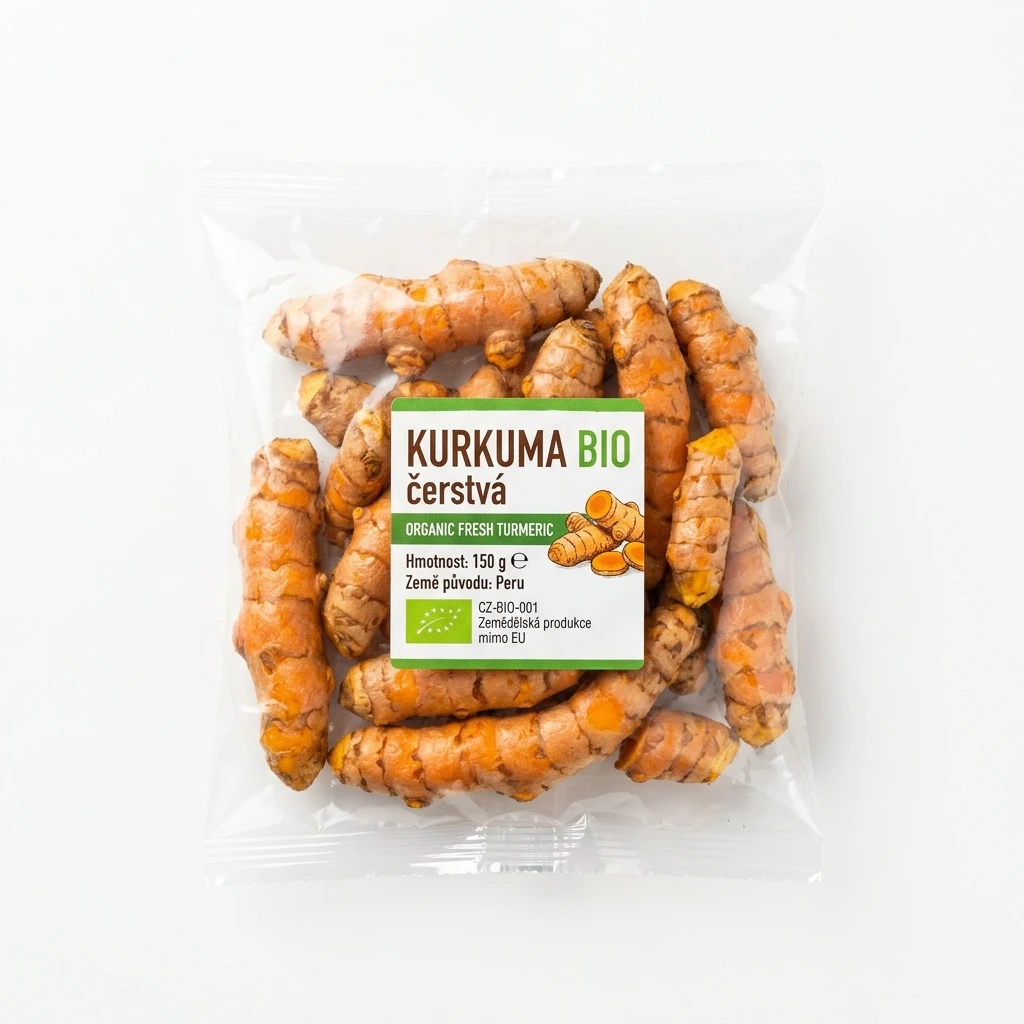 Kurkuma BIO čerstvá 150 g fólie