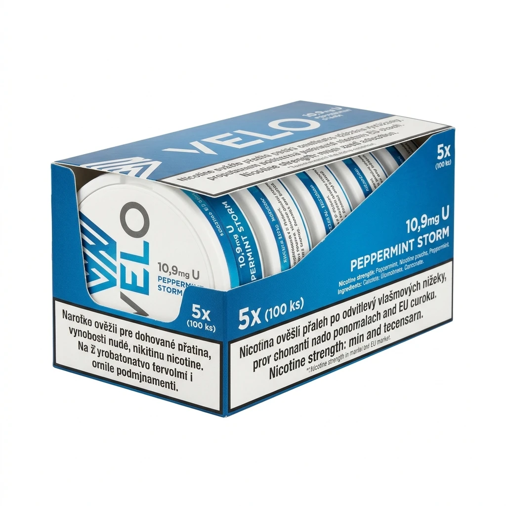 VELO 10,9mg U PEPPERMINT STORM 5x