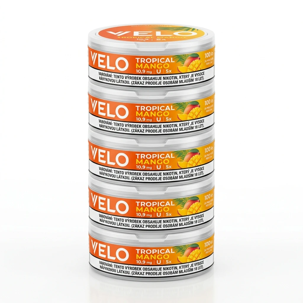 VELO 10,9mg U TROPICAL MANGO 5x
