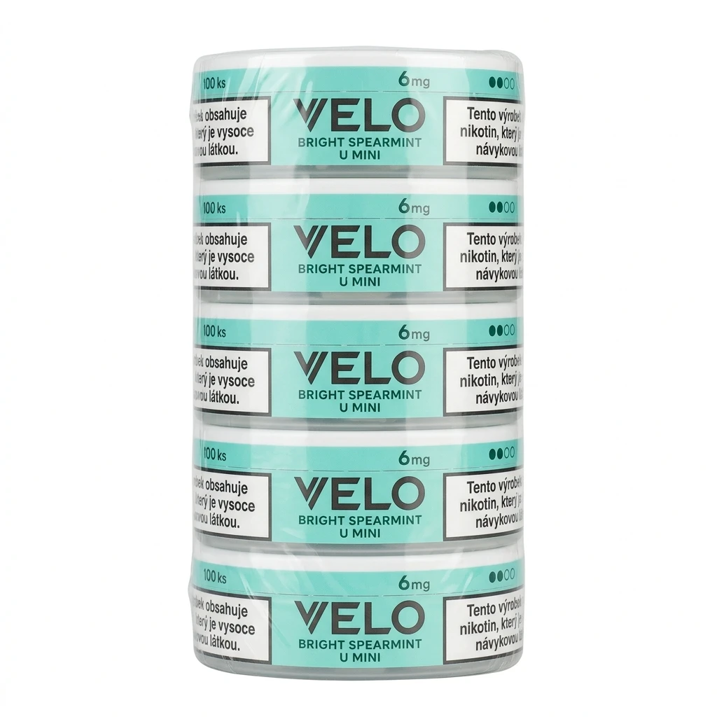 VELO 6mg U MINI BRIGHT SPEARMINT 5x