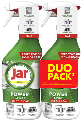 Jar Power Sprej do myčky Lemon 3v1  2x500ml