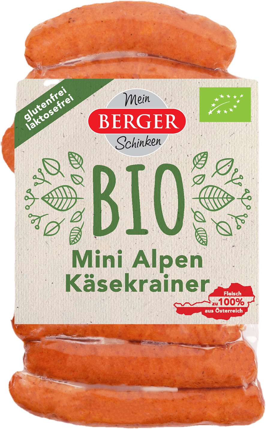 Berger BIO Mini klobásky se sýrem