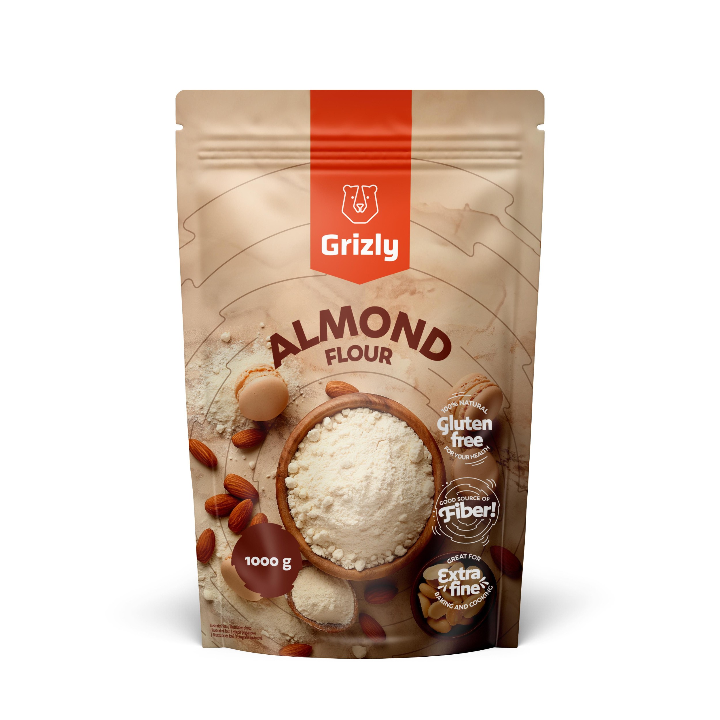 Grizly Mandlová mouka 1000 g