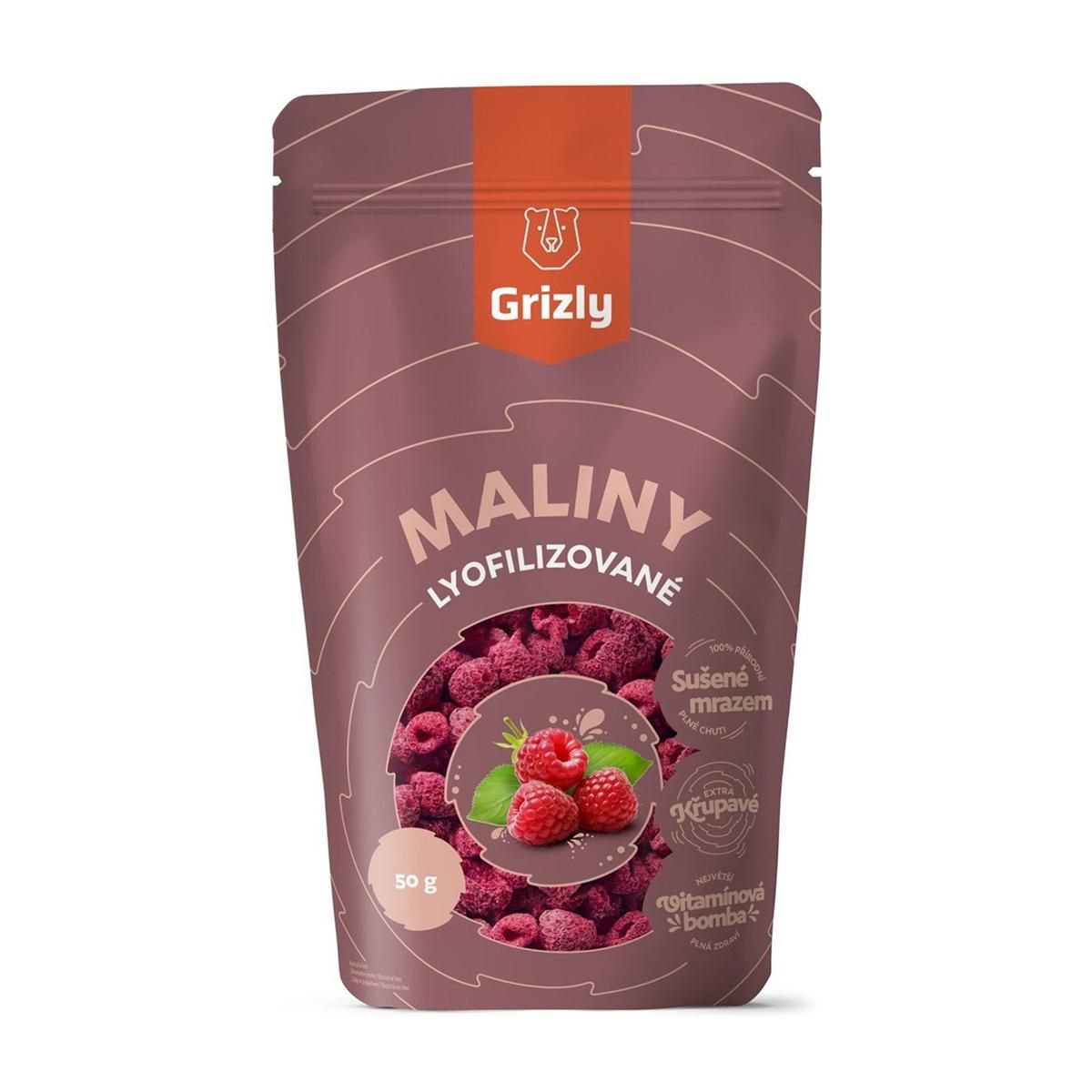 Grizly Maliny lyofilizované 50 g