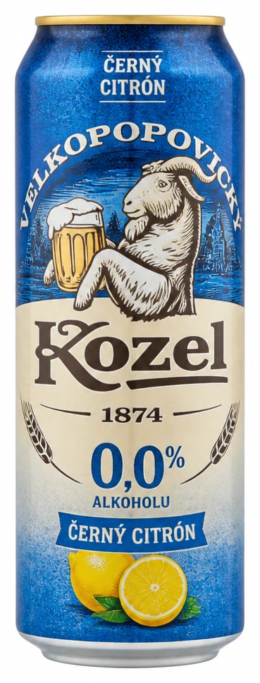 Velkopopovický Kozel 0,0% nealkoholické pivo ochucené