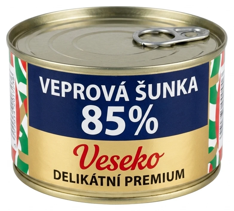 Šunka vepřová delikátní 85% masa Veseko