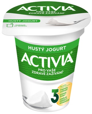 Activia Bílá zrající v kelímku