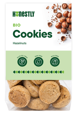 Honestly BIO Cookies hazelnuts