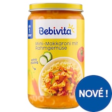 Bebivita Zelenina, nudle a smetanová omáčka 250g