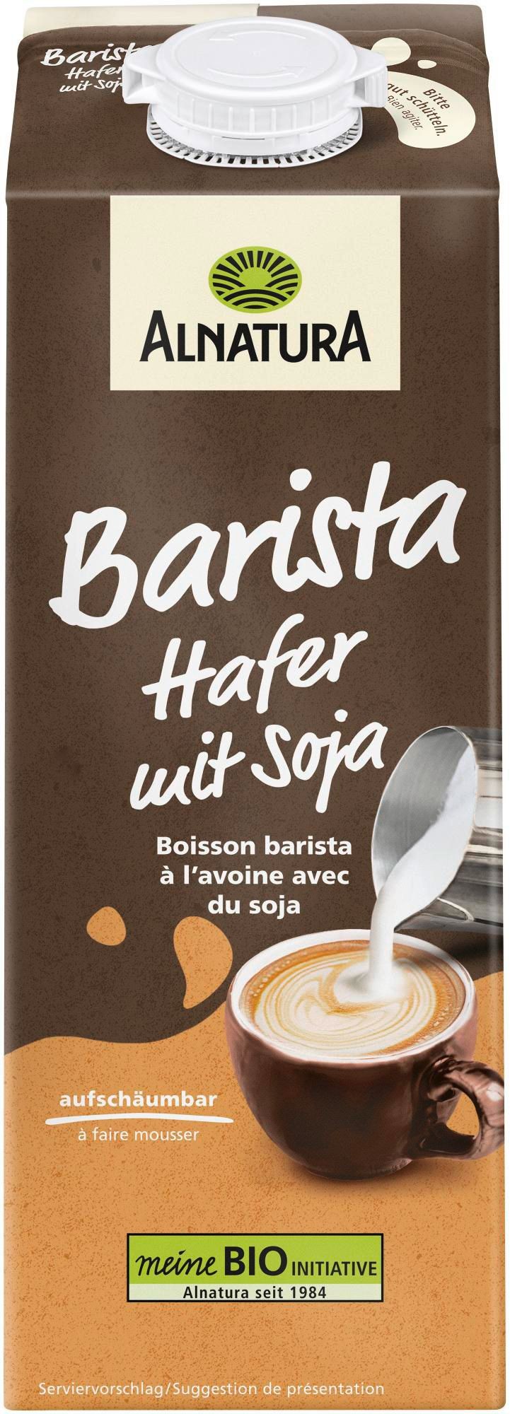 Alnatura BIO Ovesný nápoj Barista se sójou 1 l
