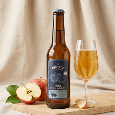 Authentic Jablečný cider polosladký
