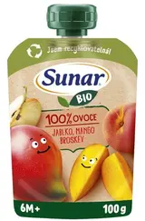 Sunar BIO Jablko mango broskev