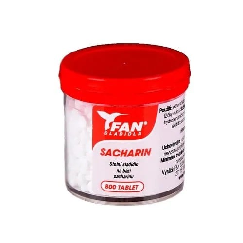 Fan sladidlo Sacharin 50g/800 tablet