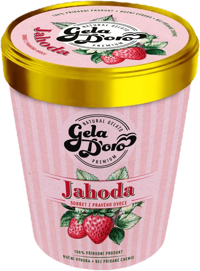 Gela D’oro Sorbet jahoda