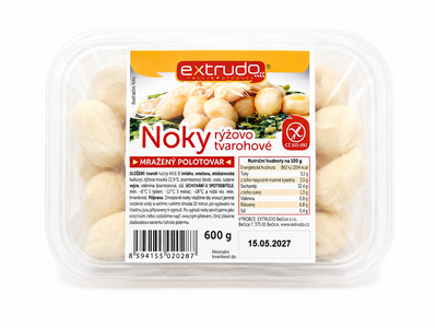 Extrudo Noky rýžovo-tvarohové bezlepkové
