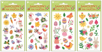 Anděl Přerov Samolepky na vajíčka gelové, 9x19 cm