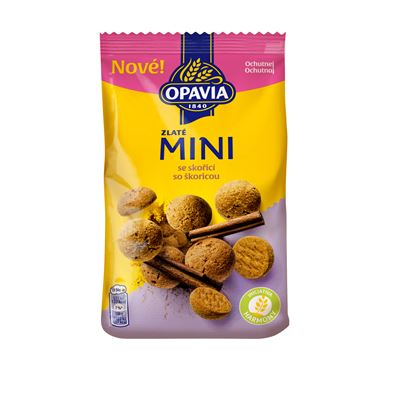 OPAVIA Zlaté Mini se skořicí 10 x 180 g