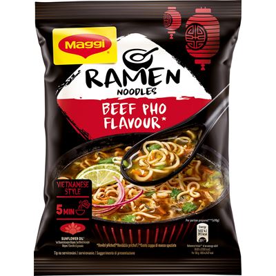 Maggi Ramen nudle s hovězí příchutí 90 g